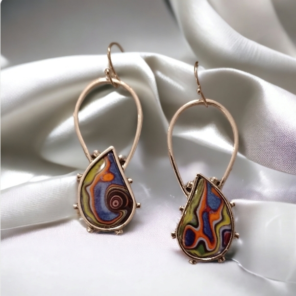 Statement Drop Earrings - Picture 3 of 16